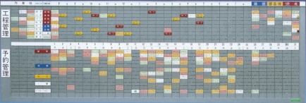 予約管理ボード/作業時間管理ボード